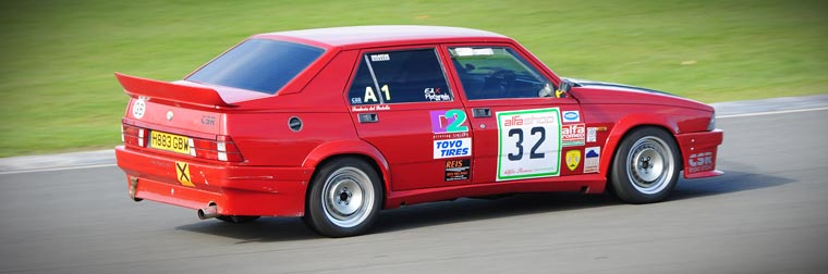 Alfa Romeo 75 Alfa Shop championship race car